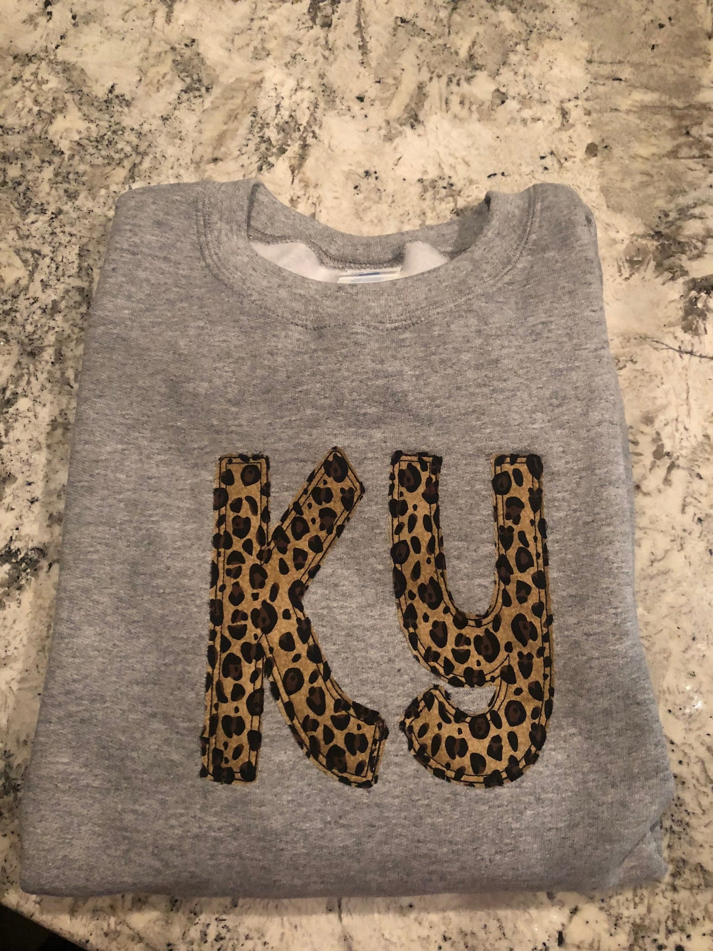 KY Curly Cheetah Crewneck