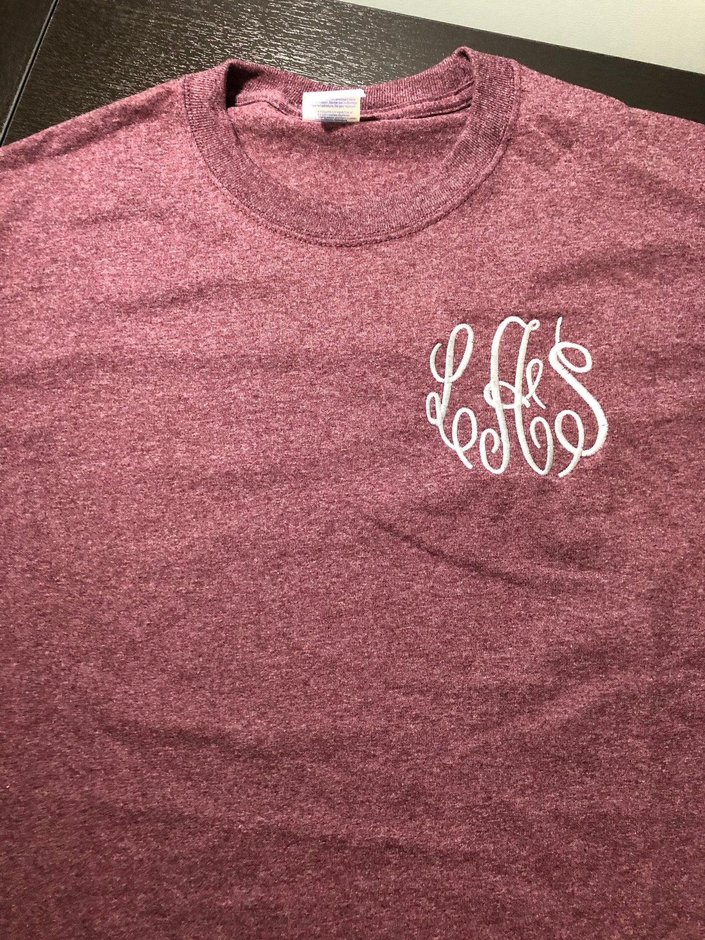 Monogrammed T-shirt