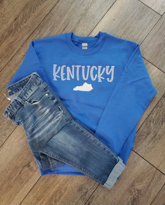 Kentucky Etched Crewneck