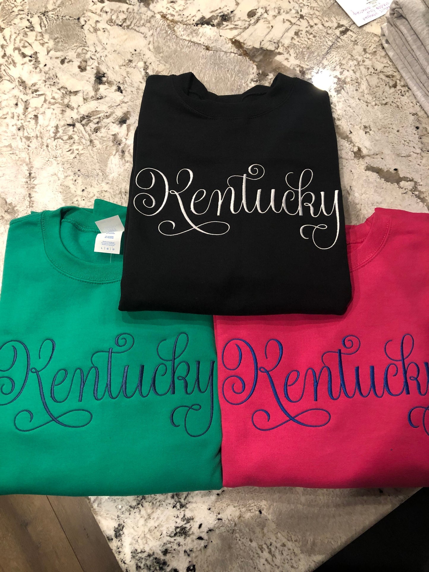 Kentucky Grand Cursive Crewneck