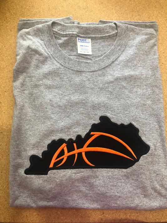 Gray Kentucky Basketball Tee